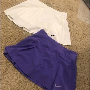 Nike tennis skirts.